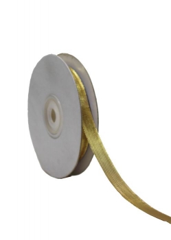 Geschenkband gold metallic 11mm, 22,5m